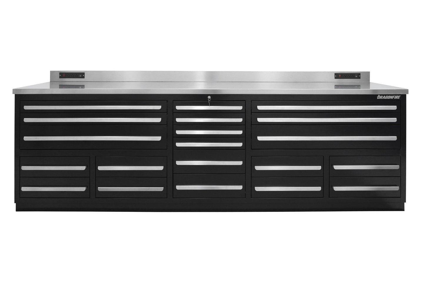 Dragonfire 20 Drawer Pro Series 9FT Workbench