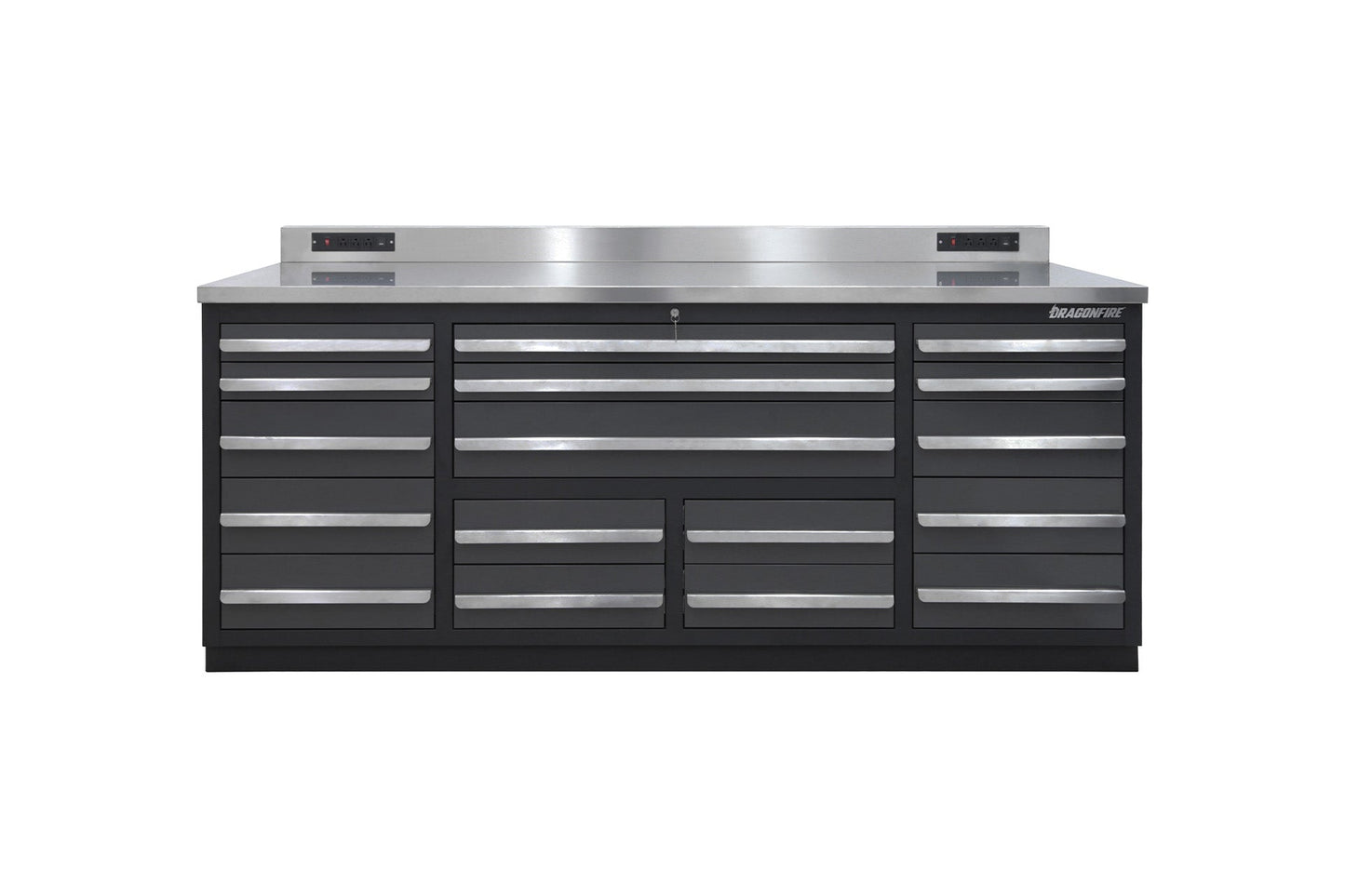 Dragonfire 17 Drawer Pro Series 7FT Workbench