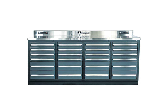 Dragonfire 24 Drawer Pro Series 7FT Workbench