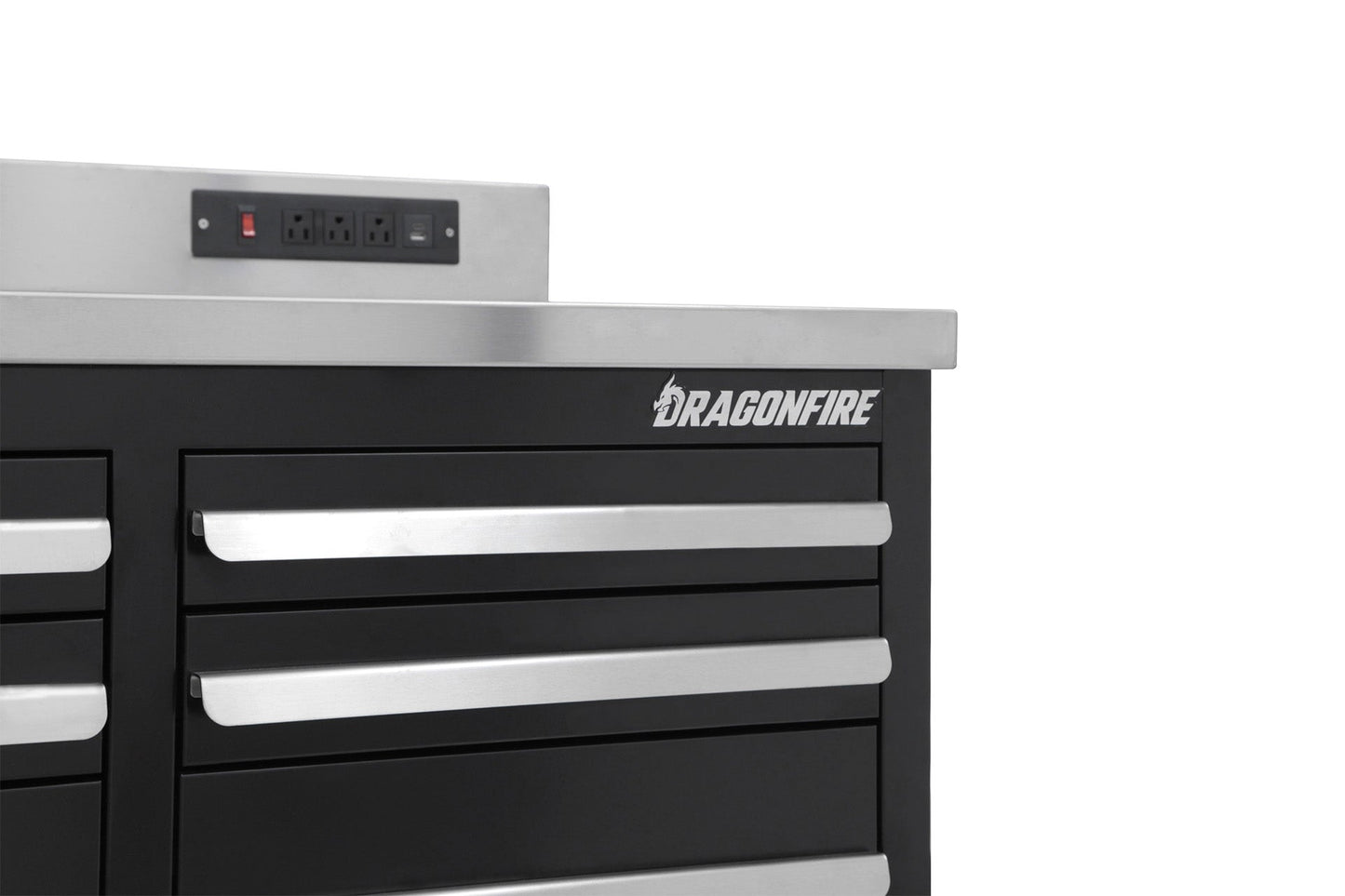 Dragonfire 17 Drawer Pro Series 7FT Workbench