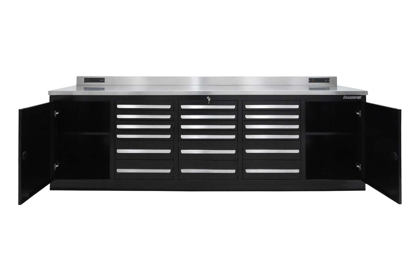 Dragonfire 18 Drawer Pro Series 9FT Workbench
