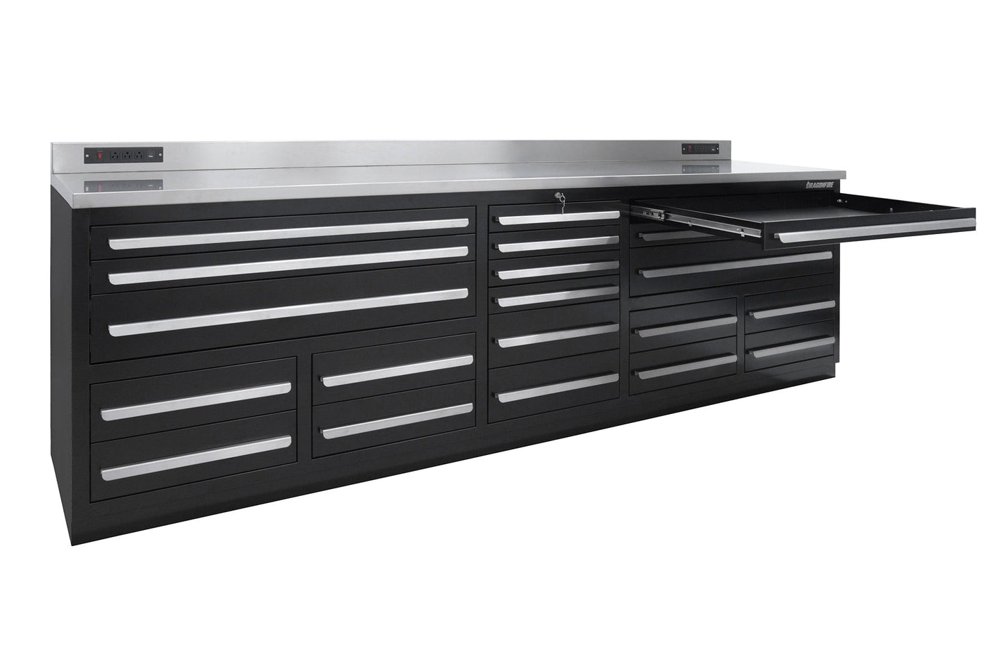 Dragonfire 20 Drawer Pro Series 9FT Workbench