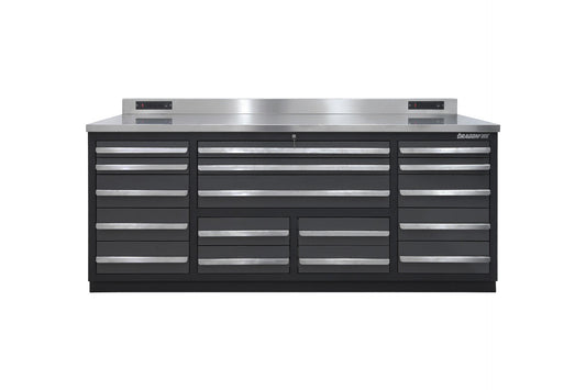 Dragonfire 17 Drawer Pro Series 7FT Workbench