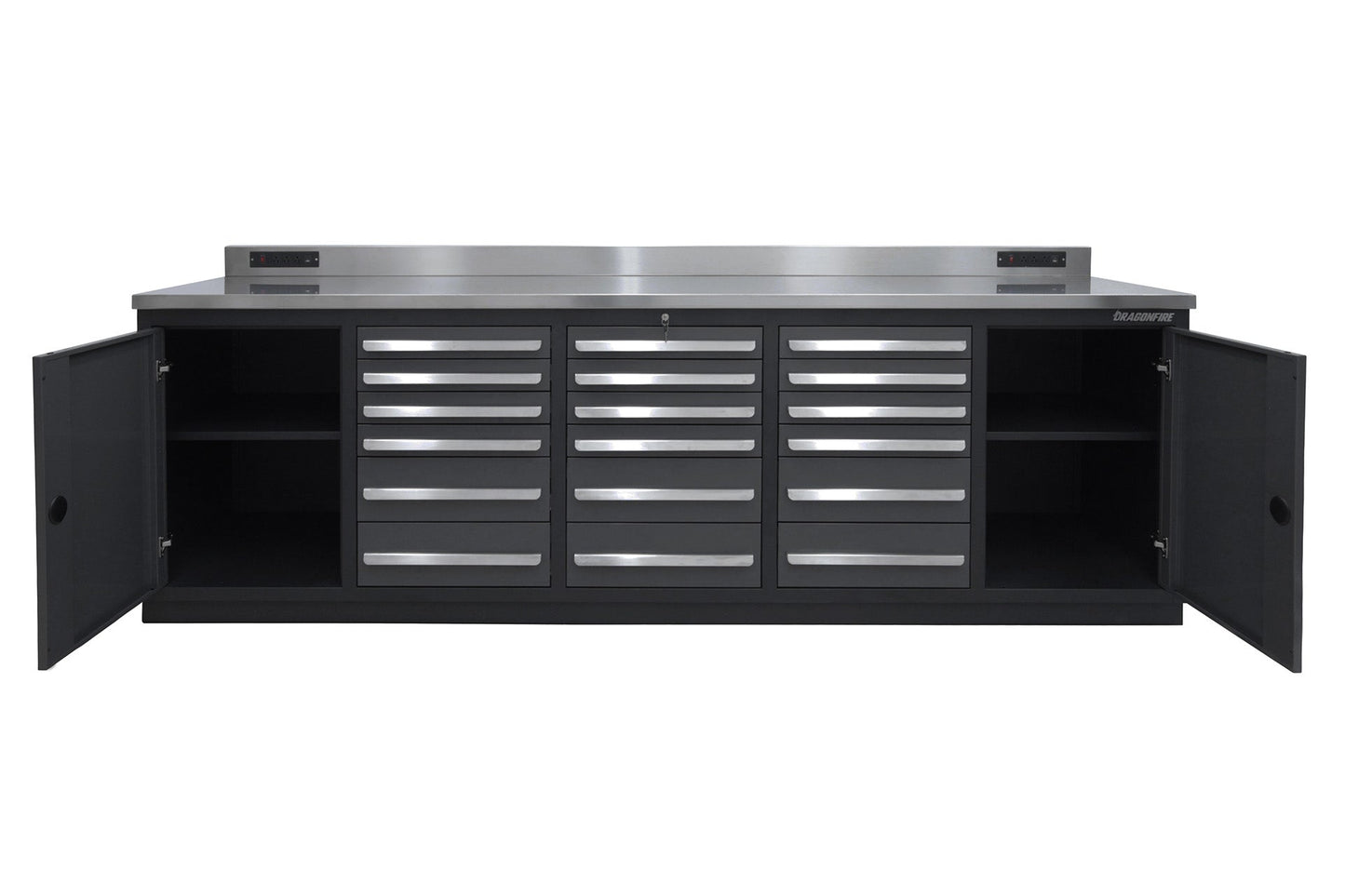 Dragonfire 18 Drawer Pro Series 9FT Workbench